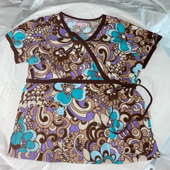 koi Tops Koi Nursing Nurses Scrubs Scrub Top 2x Poshmark